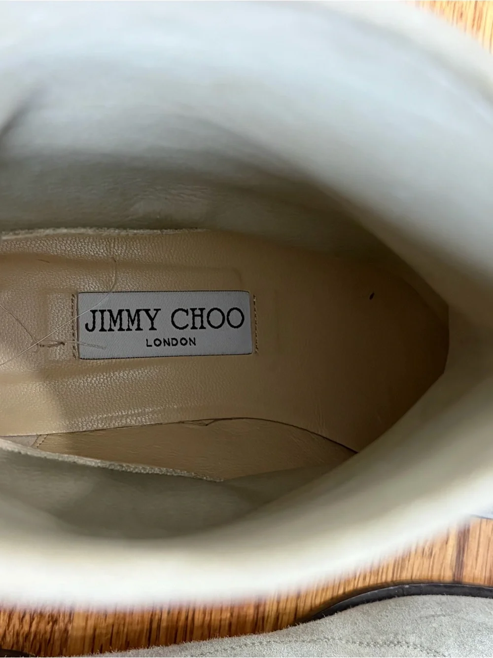 Jimmy Choo Grey Suede Ankle Boots (39)
